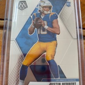 Justin Herbert mosaic rookie card